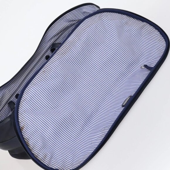 GUCCI travel Boston Bag Coated Canvas Navy Auth sw1600 - Picture 11 of 16